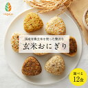 【お米応援セール最大15%OFFクーポン】玄米おにぎり 選べる 12個セット 有機 無添加 健康 管理栄養士監修 添加物不使用 国産野菜 1個100g 手作り 無農薬 冷凍 玄米 おにぎり おむすび 有機玄米 冷凍食品 冷凍惣菜 ダイエット ファスティング 食欲不振 完全栄養食 ギフト