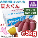 大分県特産 高糖度さつまいも 「甘太くん」 B品 約5kg Mサイズ 約20〜33個前後入 少し訳あ ...