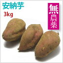 安納芋 無農薬栽培 国産 鹿児島産 3kg
