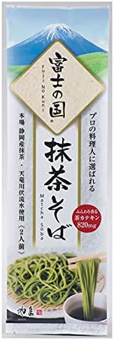 【当店人気商品】池島フーズ 抹茶そば（富士の国 抹茶そば）乾