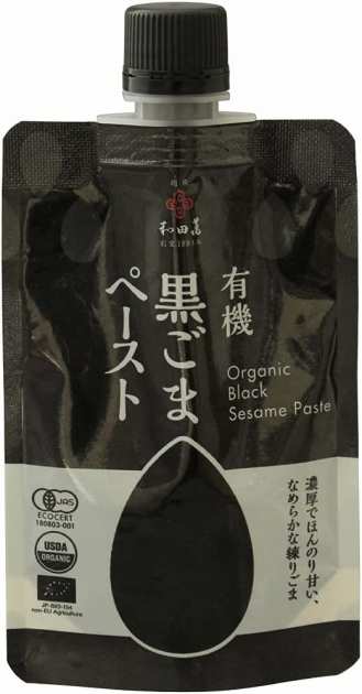 和田萬 有機黒ごまペースト 80g 12パック 母の日
