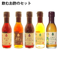 人気ギフト 内堀醸造 果実酢 5種類 各 1本 1セット