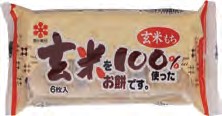 秋田県産の厳選された水稲もち玄米を、丁寧に杵でつきました。米粒が多少残るように仕上げています。原材料：水稲もち玄米（国内産）内容量：270g/6切　数量：6パック　製造販売者：秋田白玉