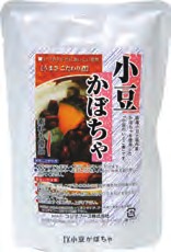 でんぷんの多いもの同士の別名「いとこ煮」。ビタミンA、Cの豊富な国産かぼちゃと、ビタミンBに富む国産小豆の組み合わせは身体の抵抗力を高めます。原材料：小豆、かぼちゃ、食塩内容量：200g　数量：10パック　製造販売者：コジマフーズ