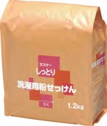 ヱスケー石鹸 しっとり 洗濯用粉せっけん詰替用 1.2kg　6個　父の日