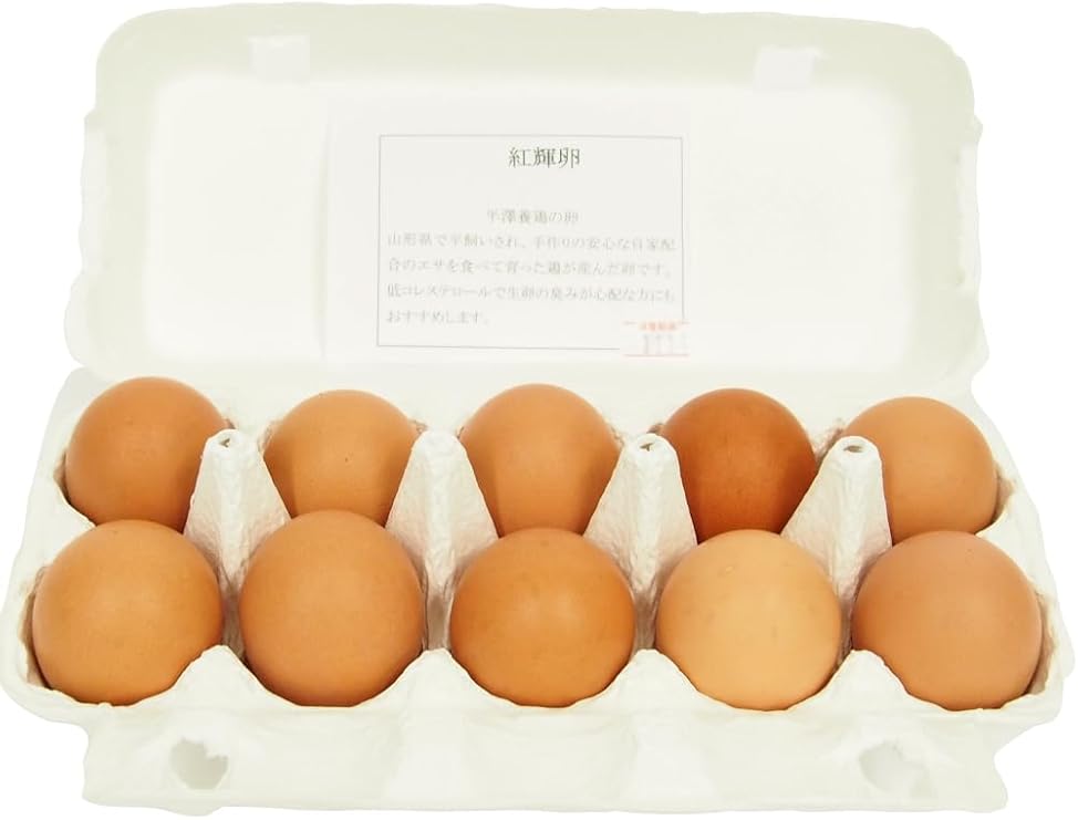 半澤鶏卵 紅輝卵 10個 6パック 母の日
