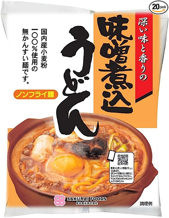 ノンフライ麺　味噌煮込みうどん 40袋(4)