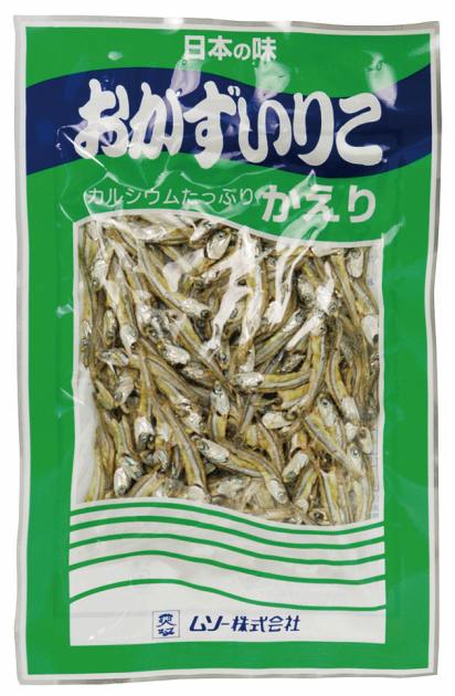 新鮮なかたくちいわしを原料に、酸化防止剤を使用せずに釜だきし、乾燥させました。そのままつまんでおつまみに。原材料：かたくちいわし（瀬戸内海産）内容量：60g　数量：10個　メーカー：ムソー