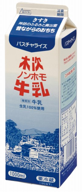 木次 ノンホモ牛乳　1000ml 6個