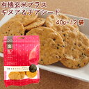 有機玄米プラス・キヌア&チアシード (せんべい) 40g×12袋 アリモトの玄米せんべい 母の日