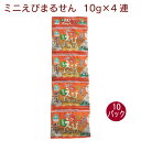 サンコー ミニえびまるせん 10g×4 10パック　連菓子　食べ切サイズ　小袋　吊り下げ菓子　おやつ