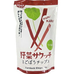 イー・有機生活 野菜サクッチ 国産ごぼうチップス 30g 10パック