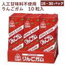 サンコー りんごガム 10粒入 人工甘味料不使用 りんご風味が爽やかな小粒のガム 【15・30パックから選べます】 父の日