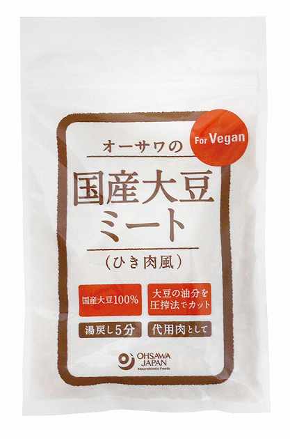 湯戻し5分で便利なひき肉風。原材料は大豆のみですので、安心して召し上がれます。ハンバーグやあんかけ、炒め物などさまざまな料理に使えます。原材料：大豆（国内産）内容量：100g　数量：6袋　販売者：オーサワジャパン