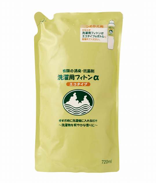 生活アートクラブ洗濯用フィトンα エコタイプ（詰め替え用） 720ml　4袋　父の日