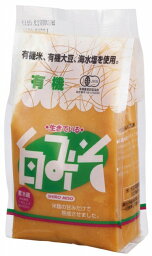 やさか共同農場 有機白みそ（冷蔵） 500g　8袋