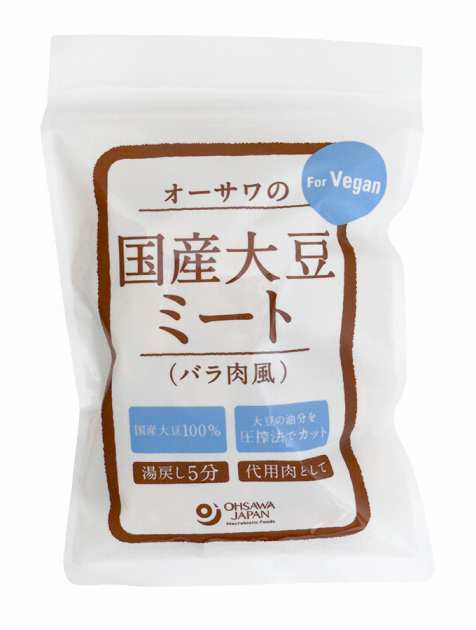 オーサワ オーサワの国産大豆ミート(バラ肉風) 80g 6袋