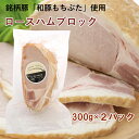 ハム・ソーセージ 和豚もちぶた使用 アルファー ロースハムブロック 300g ×2パック 母の日(4)