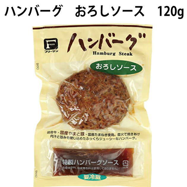 フリーデン 惣菜 フリーデン ハンバーグ おろしソース 120g 5パック　冷蔵惣菜　温めるだけ