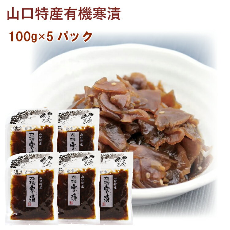 大黒屋 山口特産有機寒漬 100g 5パック