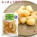 三里塚物産 らっきょう田舎漬100g 10袋 母の日