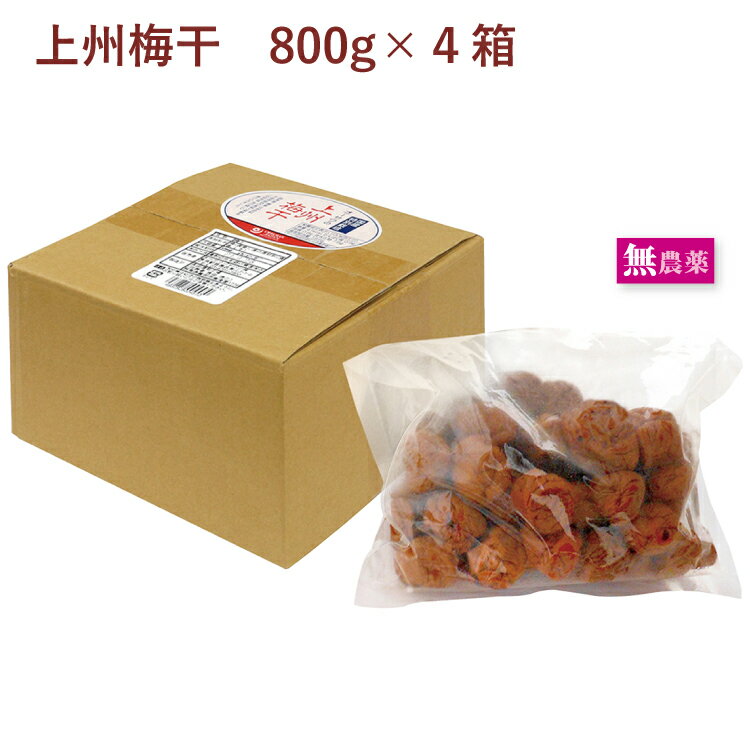 オーサワ オーサワの上州梅干 800g（箱） 4箱