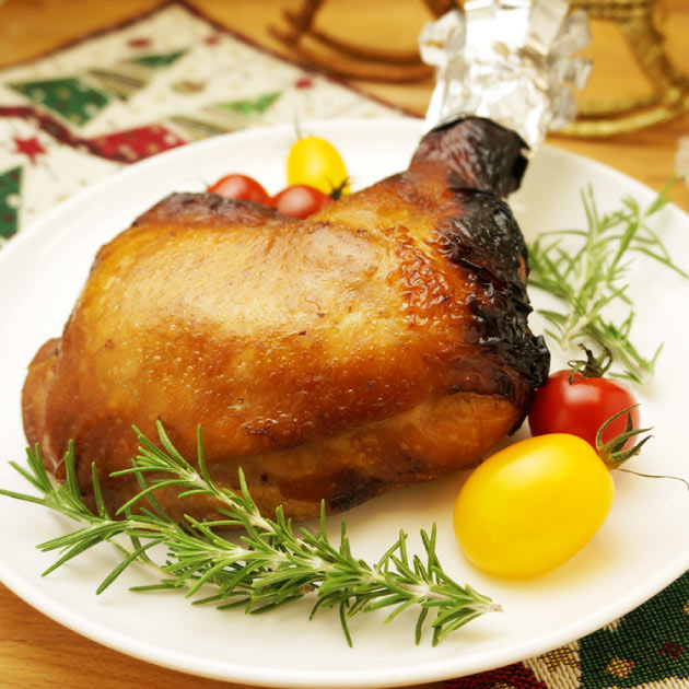 【予約】 クリスマス　つくば鶏ローストレッグ　3本 　※12月15日〜発送予定