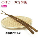 ごぼう 無農薬栽培 3kg前後