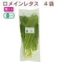 ロメインレタス 4袋 有機JAS認定 母の日