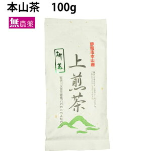 【予約】新茶 本山茶 上煎茶 100g 1袋　※5月下旬頃の発送予定