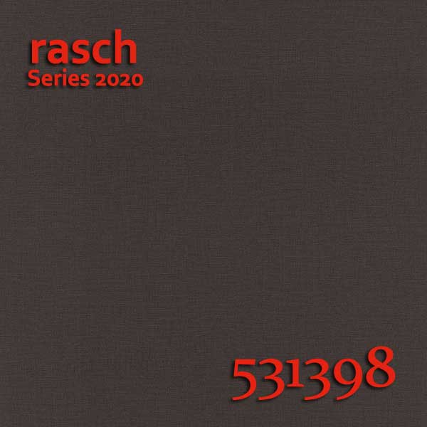 rasch ラッシュ 2020531398ドイツ製　輸入壁紙53cm幅×10m巻不織布(フリース)素材無地　黒　ブラック※代引不可【 P10…