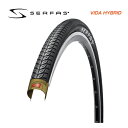 SERFAS サーファス TIRE タイヤ VIDA HYBRID ヴィダハイブリッド 700×38C(1本) ブラック(14727031)