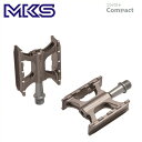 MKS 三ヶ島 ペダル Compact コンパクト グレー (左右ペア)(PDL17401)(4560369001262)