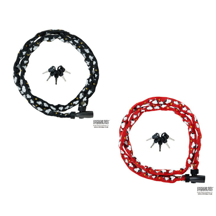 ROSSI ロッシ PEANUTS CHAIN LOCK KEY TYPE ピーナッツ チェーンロック キータイプ 4x1200mm スヌーピー ロック