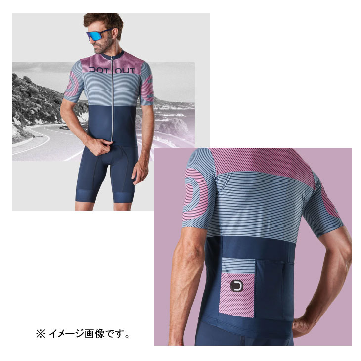 DOTOUT ドットアウト 2023春夏 105710 Hero Jersey ヒーロー ジャージ 727 blue-pink ブルーピンク 半袖 MEN'S アパレル 3