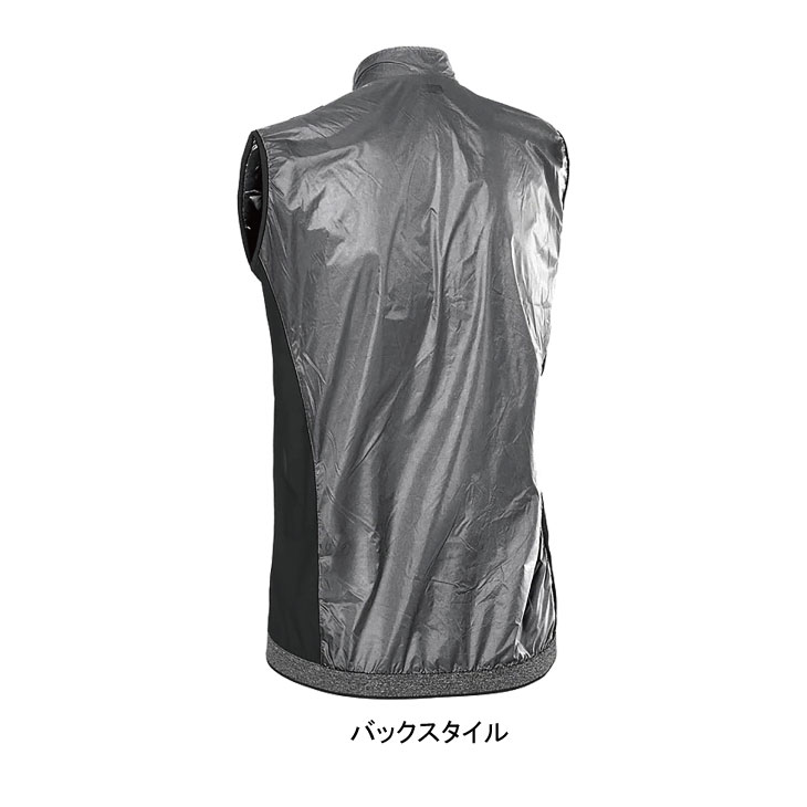 DOTOUT ドットアウト 105720 Breeze W Vest ブリーズ Wベスト 811 silver シルバー ポケッタブル ウインドブレークベスト ウィメンズ ロングシーズン 2