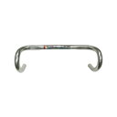 (即納)DE ROSA デローザ ロゴ入り ドロップハンドルバー HT TREATED Φ26.0 380mm Silver シルバーアルマイト (2020年以...