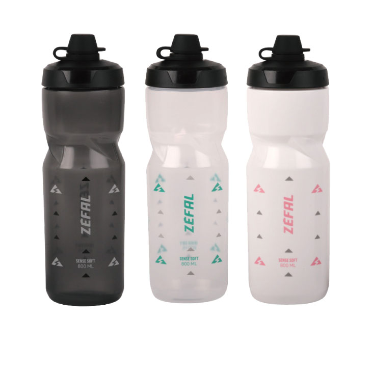 ZEFAL ゼファール Sense Soft 80 No-Mud BOTTLE センス ソフト 80 ノーマッド 泥防止 ドリンクボトル ダストキャップ付 800ml