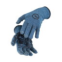 (メール便対応商品)DEFEET デフィート GLOVE ET グローブ ET ウール ブレンド アドベンチャー サファイアブルー 滑り止めグリップ付き グローブ(4)