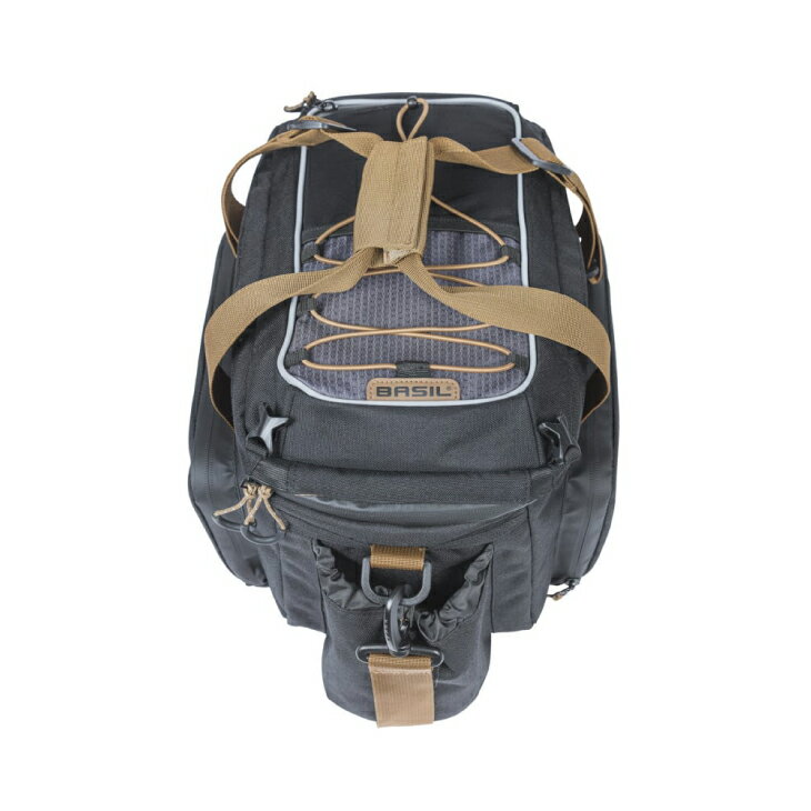 BASIL �Х��� MILES TRUNKBAG XL PRO MIK �ޥ��륺 �ȥ�󥯥Хå� XL�ץ� MIK�����ƥ� 9-36L �֥�å�/���졼�� (012507)(8715019183003) �Хå�