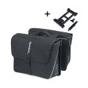 BASIL バジル FORTE DOUBLE PANNIER BAG MIK フォルテ ダブルパニアバッグ MIKシステム対応 35L(ペア) ブラック (01...