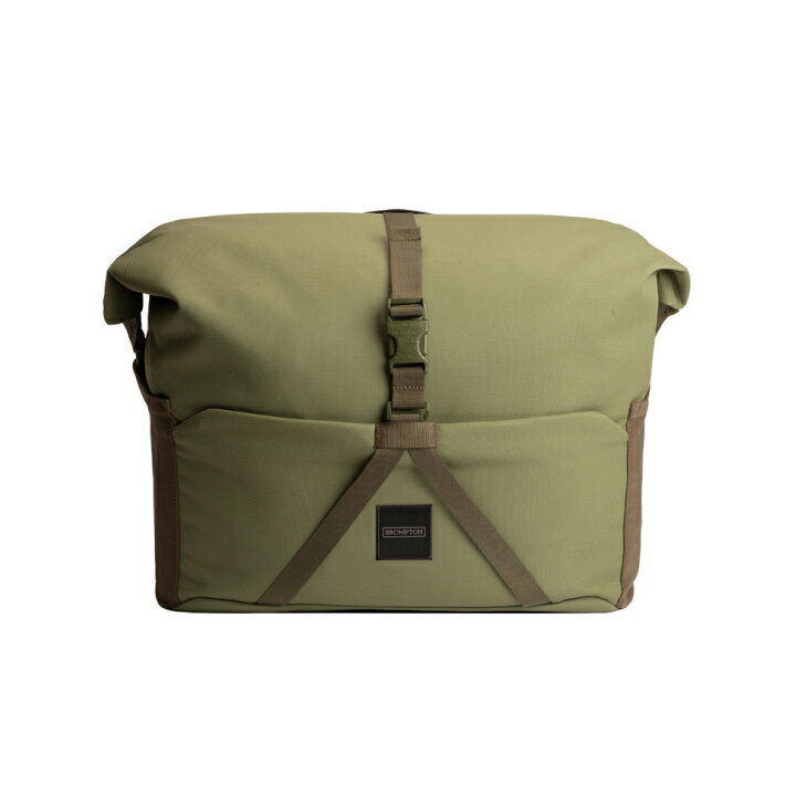 BROMPTON ブロンプトン ROLLTOP BAG LARGE + FRAME OLIVE GREEN ロールトップ バッグ ラージ + フレー..