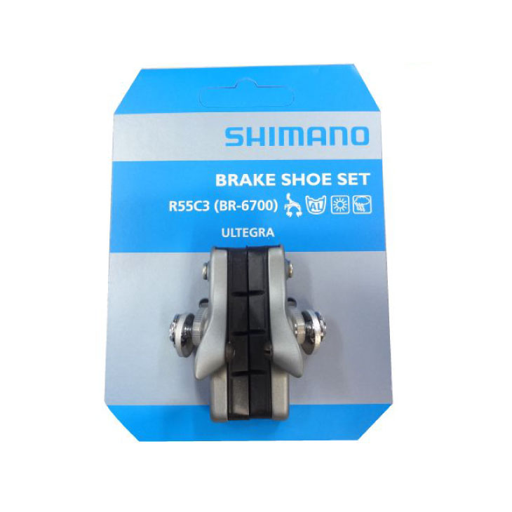 (即納)(メール便対応商品) SHIMANO シマノ BRAKE SHOE FOR ROADブレーキシュー ロード用 R55C3(BR-6700)(Y8G698080)(4524667332343)