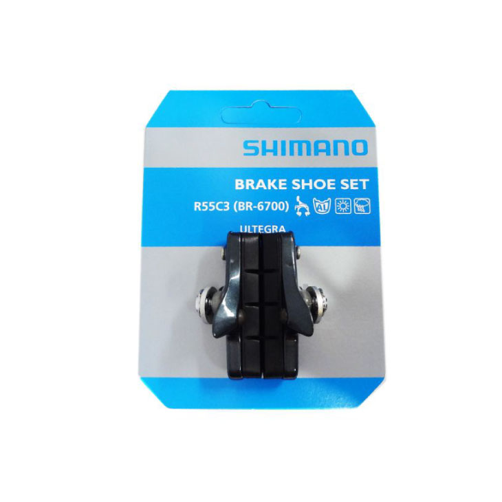 (メール便対応商品)SHIMANO シマノ R55C3 カートリッジタイプ （左右ペア）BR-6700-G用 BRAKE SHOE ロード用ブレーキシュー(Y8G698130)(4524667944317)
