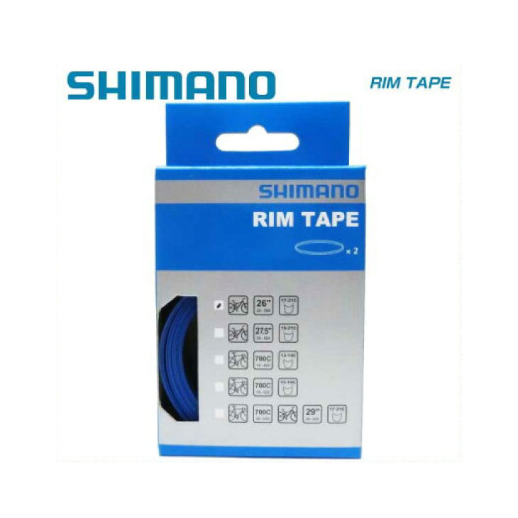 (即納)(メール便対応商品)SHIMANO シマノ RIM TAPE リムテープ SM-RIMTAPE MTB 26インチ 17-21C(20-559) 2本入り(EWHRIMTAPEMA)(4524667133971)
