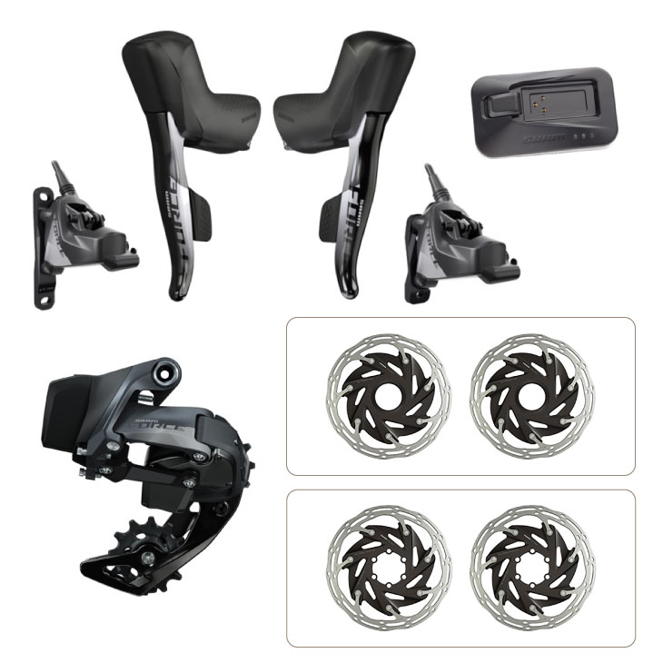 SRAM  FORCE ETAP AXS HRD 1X GROUPSET ե å  HRD 롼ץå ֥졼 ǥ 12s