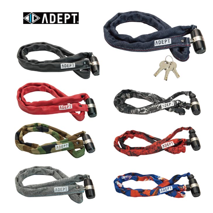 ([)([֑Ήi)ADEPT Afvg K311 CHAIN LOCK 3.5mm~1,100mm L[`F[bN t@ubN Jo[