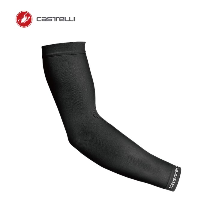 即納 メール便対応商品 CASTELLI カステリ PRO SEAMLESS 2 ARM WARMER プロ シームレス 2 アーム ウォーマー ペア ブラック ユニセックス