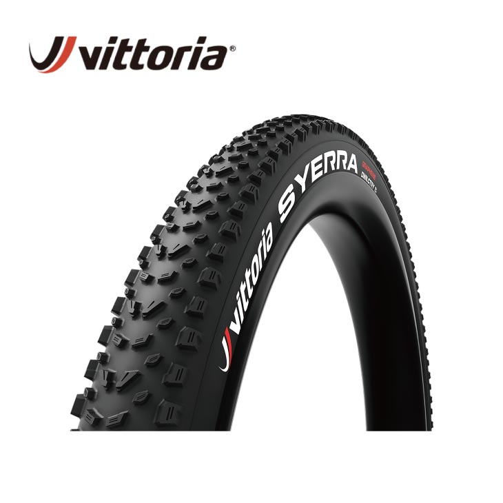 Vittoria ビットリア Down Country tyre SYERRA ダウンカントリータイヤ シエラ TUBELESS READY 29 X 2.4 ブラック MTB (8022530026277)(1本) タイヤ