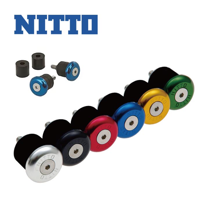 (即納)(メール便対応商品)NITTO 日東 エンドプラグ Bar End Caps EC-02 Φ22.2 バーエンド キャップ EC-02 (2個セット)